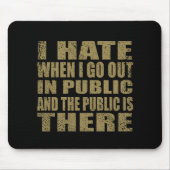 Funny sarcastic Zitate Spaß sarcasm introvertierte Mousepad (Vorne)