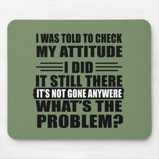 Funny sarcastic Zitate Spaß sarcasm introvertierte Mousepad (Vorne)