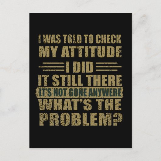 Funny sarcastic Zitate Spaß sarcasm introvertierte Postkarte (Vorderseite)