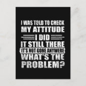 Funny sarcastic Zitate Spaß sarcasm introvertierte Postkarte (Vorderseite)