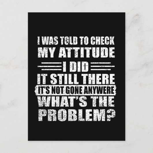 Funny sarcastic Zitate Spaß sarcasm introvertierte Postkarte (Vorderseite)