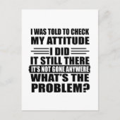 Funny sarcastic Zitate Spaß sarcasm introvertierte Postkarte (Vorderseite)