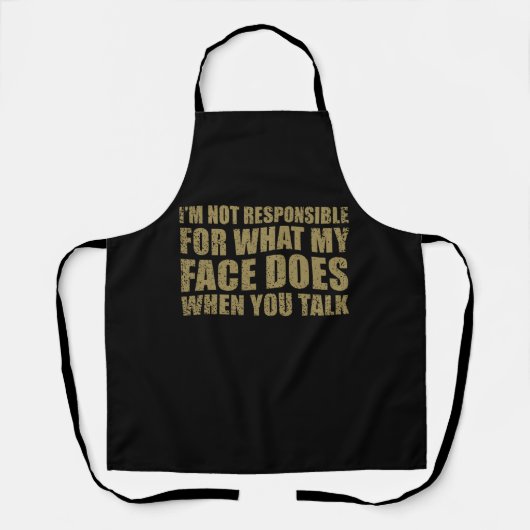 Funny sarcastic Zitate Spaß sarcasm introvertierte Schürze (Vorderseite)