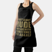 Funny sarcastic Zitate Spaß sarcasm introvertierte Schürze (InSitu)