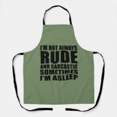 Funny sarcastic Zitate Spaß sarcasm introvertierte Schürze (Vorderseite)