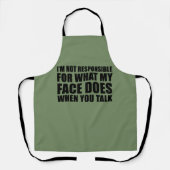 Funny sarcastic Zitate Spaß sarcasm introvertierte Schürze (Vorderseite)