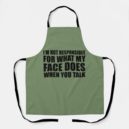 Funny sarcastic Zitate Spaß sarcasm introvertierte Schürze (Vorderseite)