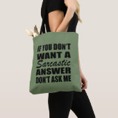 Funny sarcastic Zitate Spaß sarcasm introvertierte Tasche (Von Nahem)