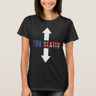 Funny Sarcastic Zwei Seater 4. Juli American Me T-Shirt
