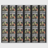 Funny SarcasticChristmas Sagging But Still Gagging Geschenkpapier (Flach)