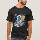 Funny Sardine Astronaut Shirt Retro (Vorderseite)
