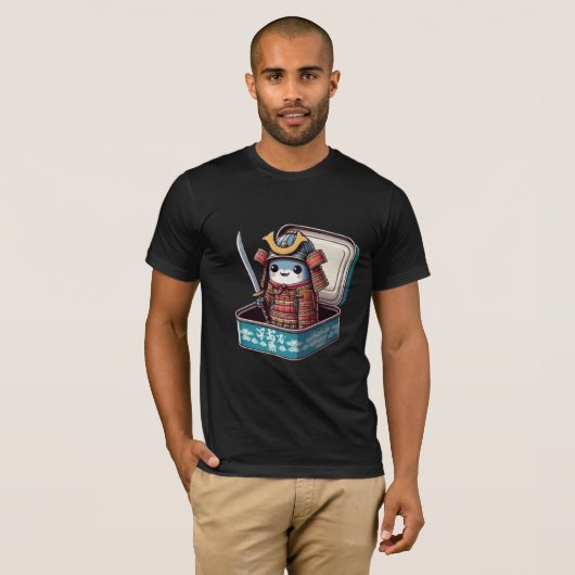 Funny Sardine Samurai Warrior Tee (Vorne ganz)