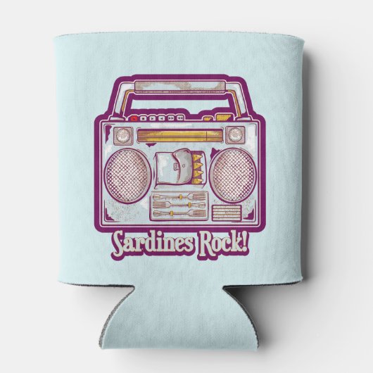 Funny sardines tin stereo dosenkühler (Rückseite)