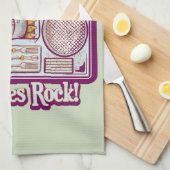 Funny sardines tin stereo geschirrtuch (Viertel Falte)