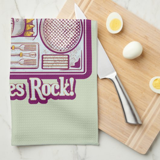 Funny sardines tin stereo geschirrtuch (Viertel Falte)