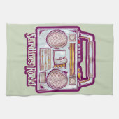 Funny sardines tin stereo geschirrtuch (Horizontal)