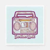 Funny sardines tin stereo serviette (Vorderseite)