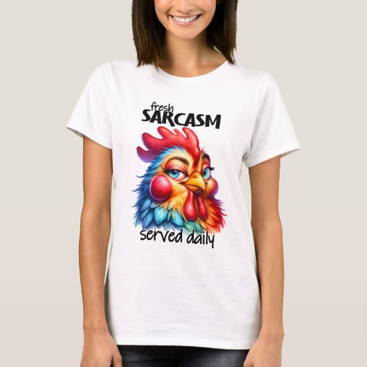Funny Sarkasmus Rotz Wortart T-Shirt (Vorderseite)