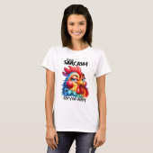Funny Sarkasmus Rotz Wortart T-Shirt (Vorne ganz)