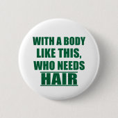 Funny Sarkastic Redewendungen Button (Vorderseite)