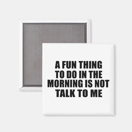 Funny sarkastic Redewendungen introvertieren Zitat Magnet (Vorderseite/Rückseite)