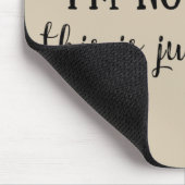 Funny sarkastic Redewendungen introvertieren Zitat Mousepad (Ecke)