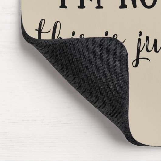 Funny sarkastic Redewendungen introvertieren Zitat Mousepad (Ecke)