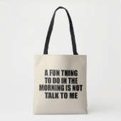 Funny sarkastic Redewendungen introvertieren Zitat Tasche (Vorderseite)