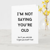 Funny Sarkastic Spaß Große Freundin Karte (Gelbe Blume)