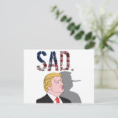 Funny sarkastisch gegen Präsident Donald Trump Postkarte (Stehend Vorderseite)