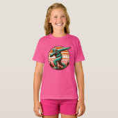 Funny Sasquatch Bigfoot Dabbing Personalisiert T-Shirt (Vorne ganz)