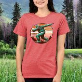 Funny Sasquatch Bigfoot Dabbing Personalisiert Tri-Blend Shirt