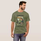 funny Sasquatch Bigfoot gym T-Shirt (Vorne ganz)