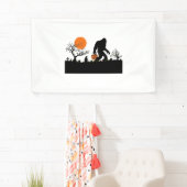 Funny Sasquatch Bigfoot Halloween T - Shirt Banner (Insitu)