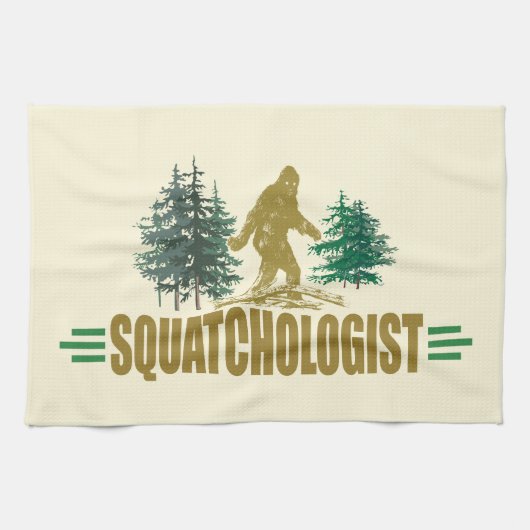 Funny Sasquatch, Bigfoot Handtuch (Horizontal)