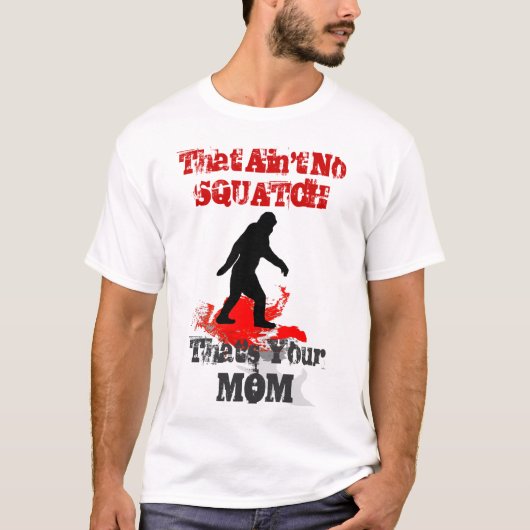 Funny Sasquatch Bigfoot T-Shirt (Vorderseite)