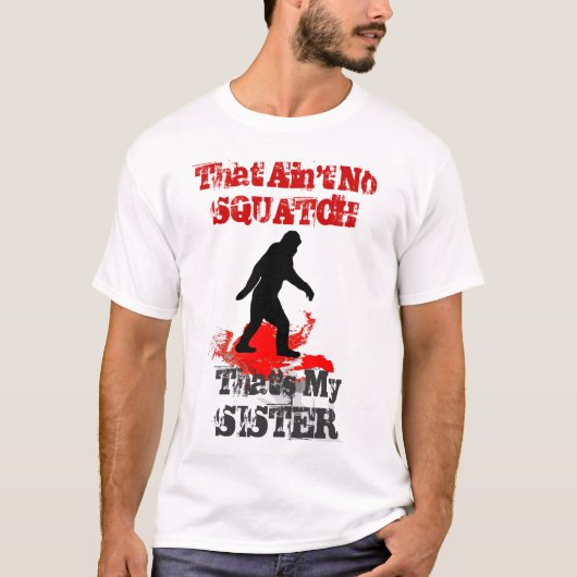 Funny Sasquatch Bigfoot T-Shirt (Vorderseite)