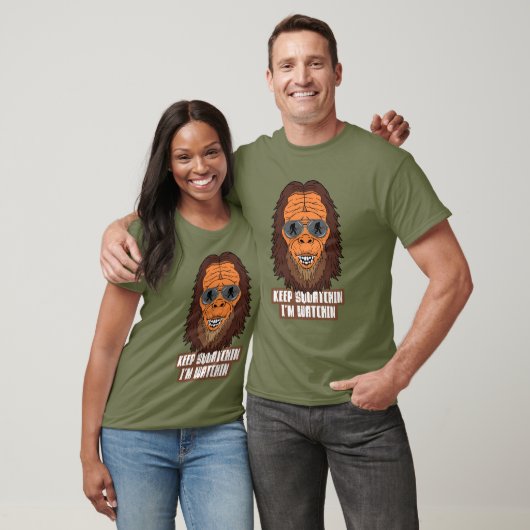 Funny Sasquatch Bigfoot Zitat T-Shirt (Unisex)