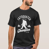 Funny Sasquatch Fatsquatch Hide und essen Champion T-Shirt (Vorderseite)