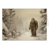 Funny Sasquatch Filthy Animal Christmas (Vorderseite (Horizontal))
