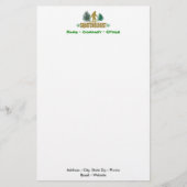 Funny Sasquatch, Squatchin, Squatching, Glauver Briefpapier (Vorderseite)