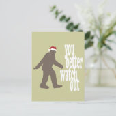 Funny Sasquatch Weihnachten (Stehend Vorderseite)