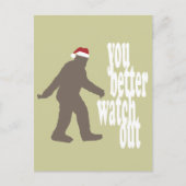 Funny Sasquatch Weihnachten (Vorderseite)
