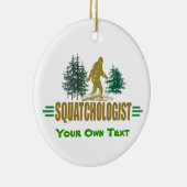 Funny Sasquatsch Bigfoot Keramikornament (Rechts)