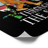 Funny Sasquatte Weihnachten Squatching Bigfoot Xma Poster (Ecke)