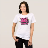 Funny "Sass Mode Activated" Quote Tri-Blend Shirt (Vorderseite voll)