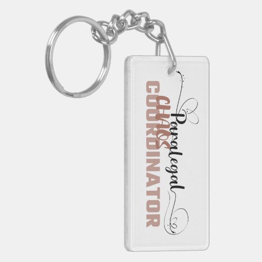 Funny Sassy Chaos Coordinator Schlüsselanhänger De (Vorderseite links)