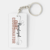 Funny Sassy Chaos Coordinator Schlüsselanhänger De (Rückseite)