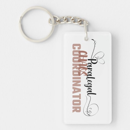 Funny Sassy Chaos Coordinator Schlüsselanhänger De (Vorderseite)