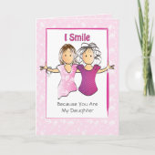 Funny Sassy Daughter Cartoon von Mutter Geburtstag Karte (Vorderseite)